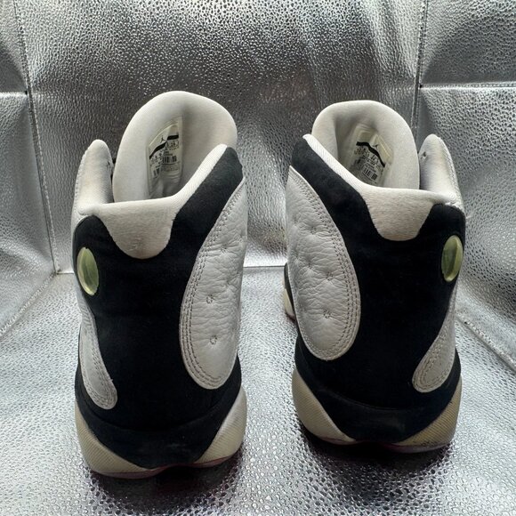 Size 10.5 Air Jordan 13 Retro 2013 He Got Game White Black Mens Shoes 309259-104 - Picture 8 of 11